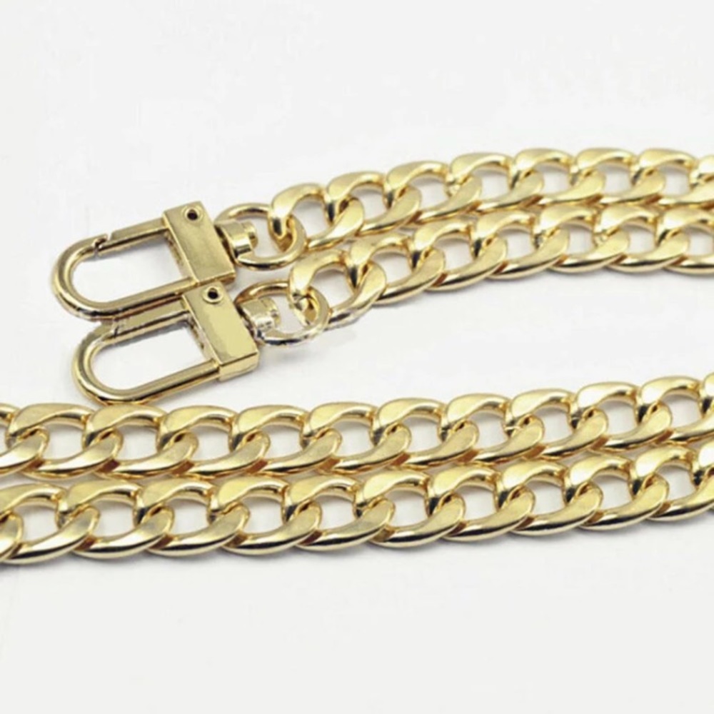 New 47"  gold strap chain